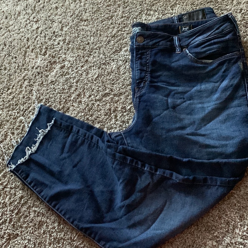 Women's plus Silver jeans Aiko joga skinny jean sz 22/L31